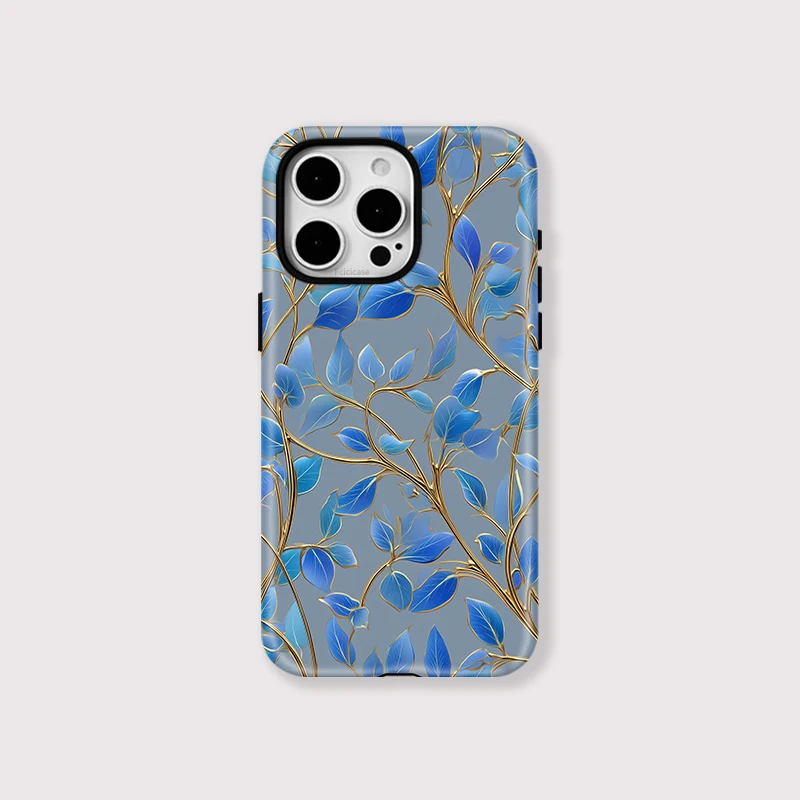 Shockproof Leaves Magnetic Case iPhone 16 Pro - View 1