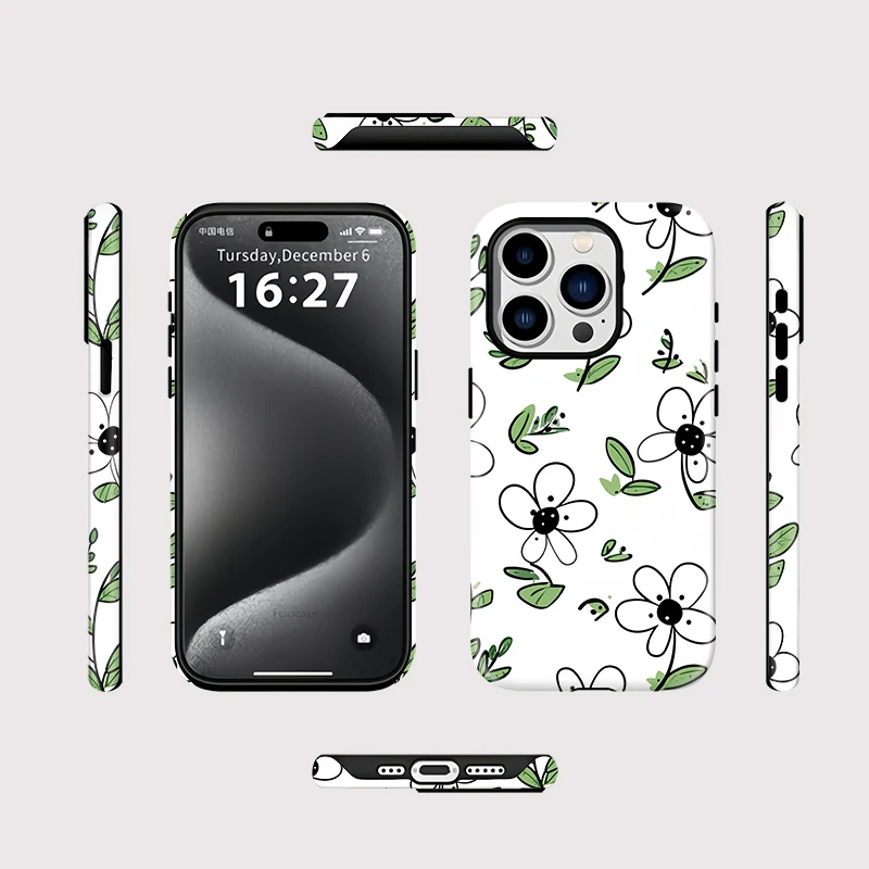 Magnetic Wireless Charging Flower Case iPhone 16 Pro - View 2
