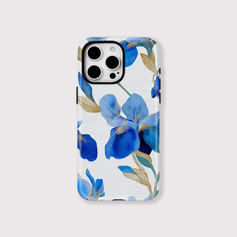 Fashion Flower Matte Magnetic Case iPhone 15 Pro Max - View 1