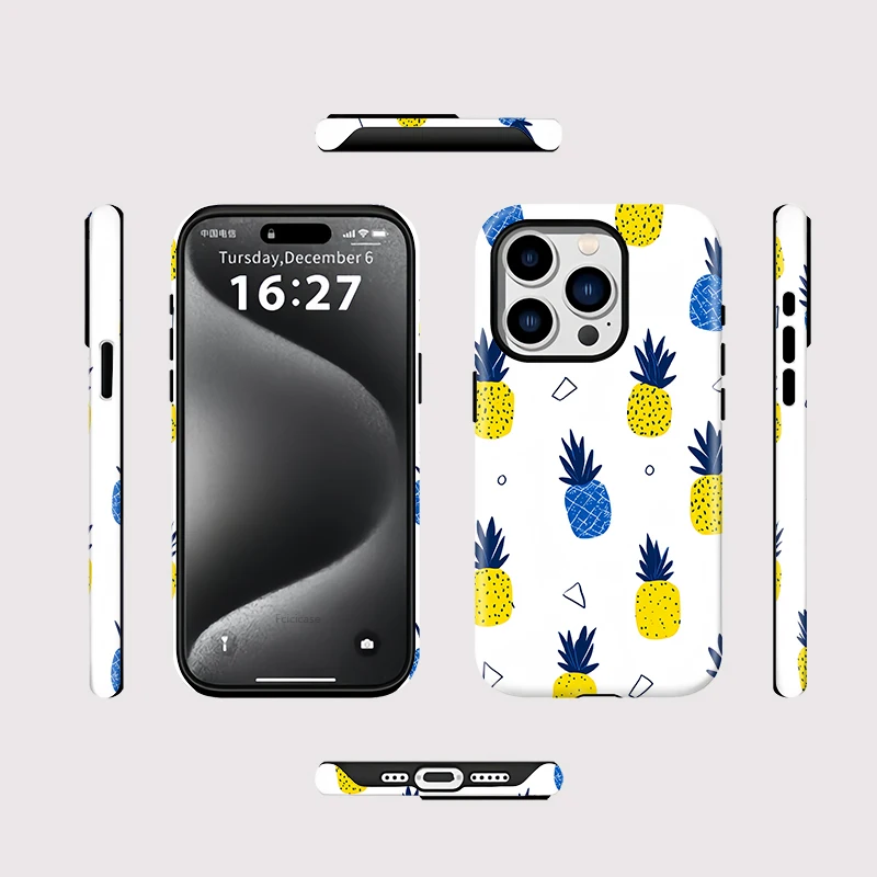 Pineapple Acrylic Magnetic Case iPhone 16 Pro Max - View 2