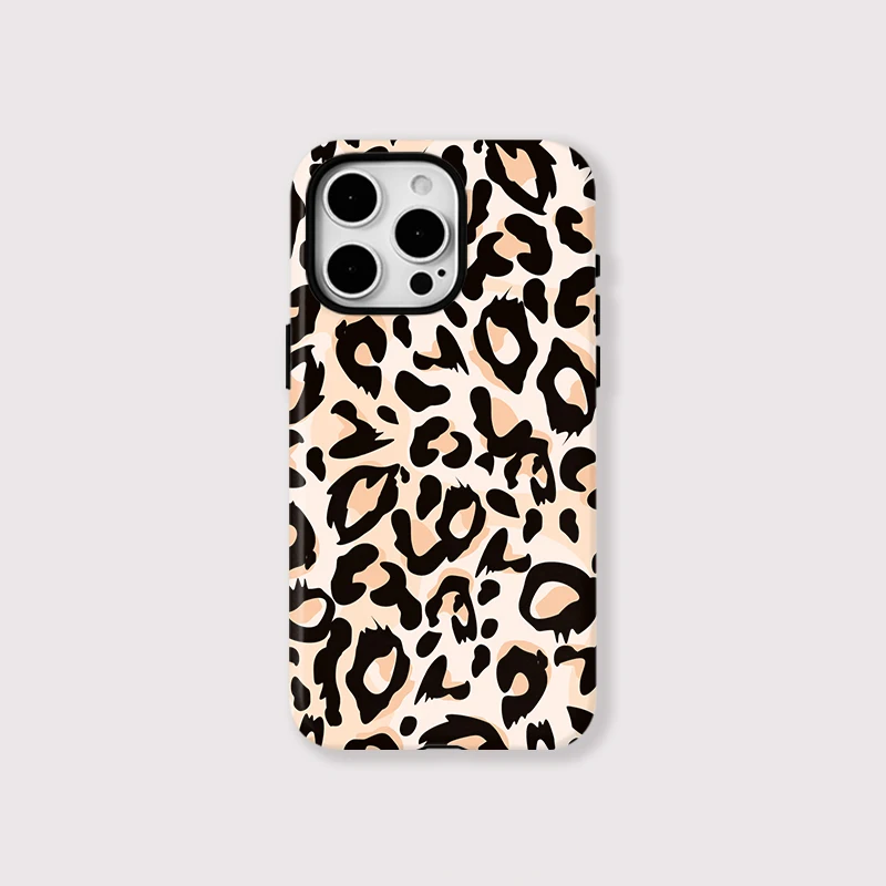 Leopard Luxury Double-layer Case iPhone 16 Pro - View 1
