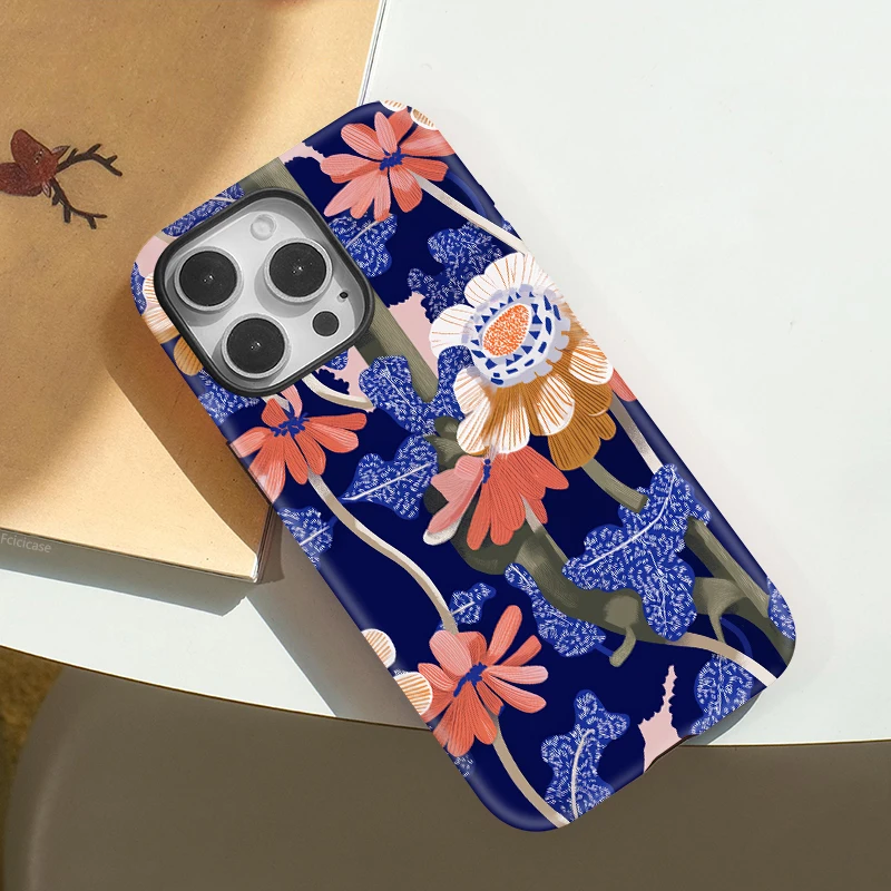 Flower Two-in-One Case iPhone 16 Pro Max - View 3