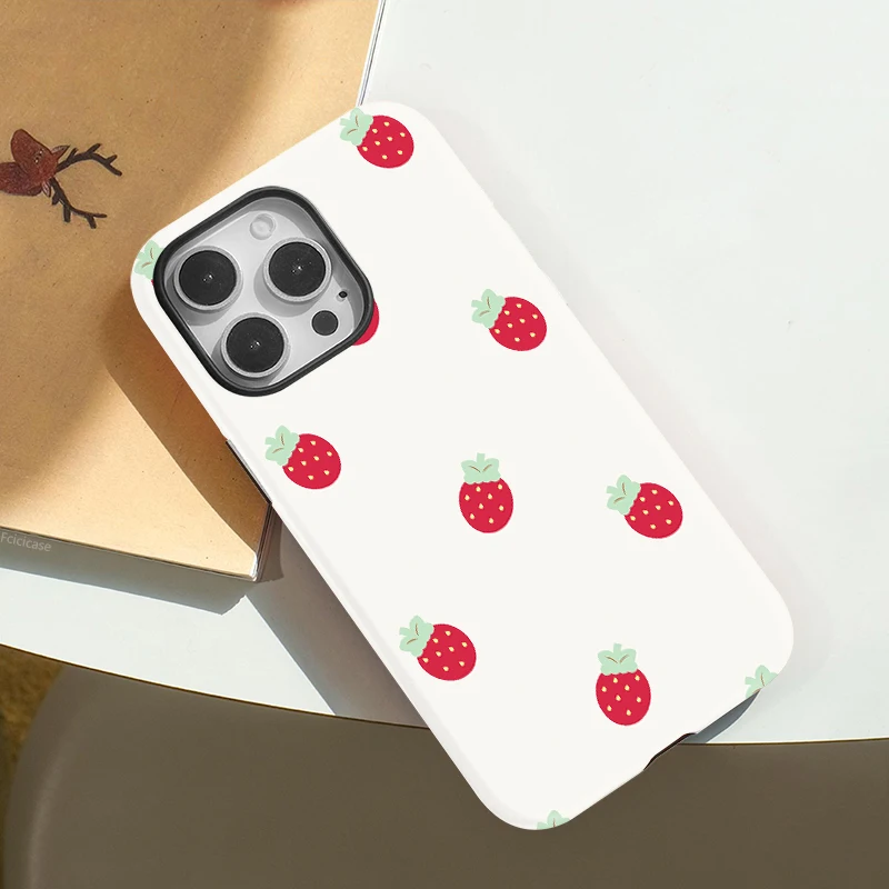 Strawberry 2-in-1 Magnetic Case iPhone 16 - View 3