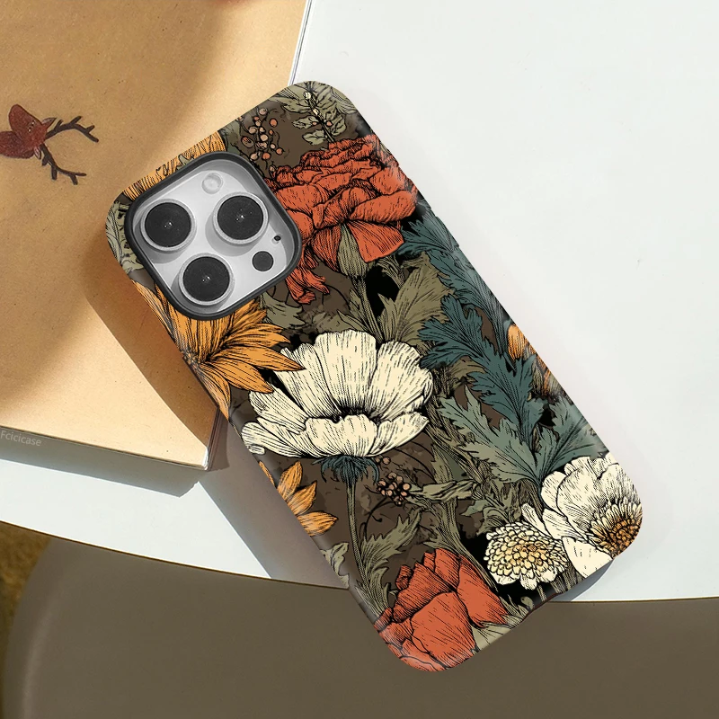 Luxury Magnetic Flower Case iPhone 15 Pro Max - View 3