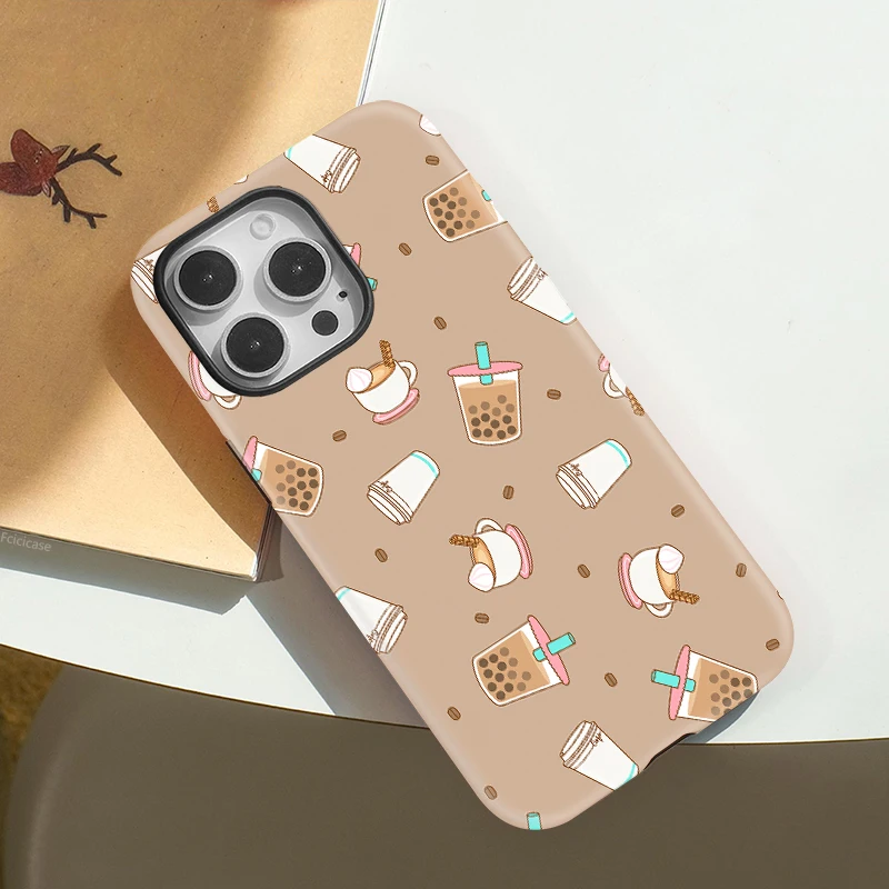 Coffee 2-in-1 Bumper Case iPhone 16 - View 3
