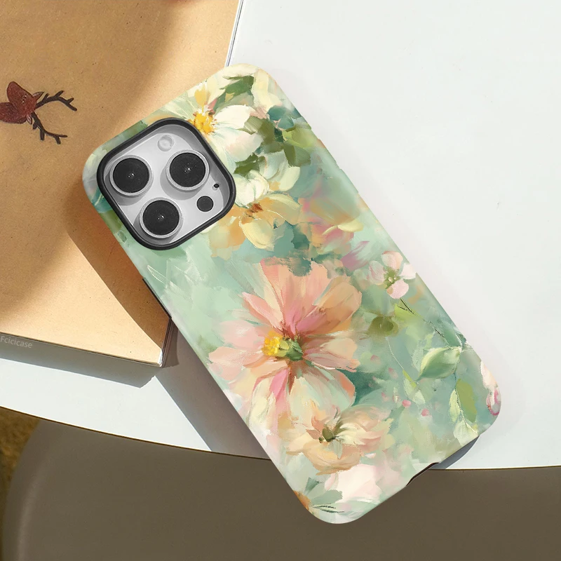 Fashion Flower Soft Protector Case iPhone 16 Pro Max - View 3