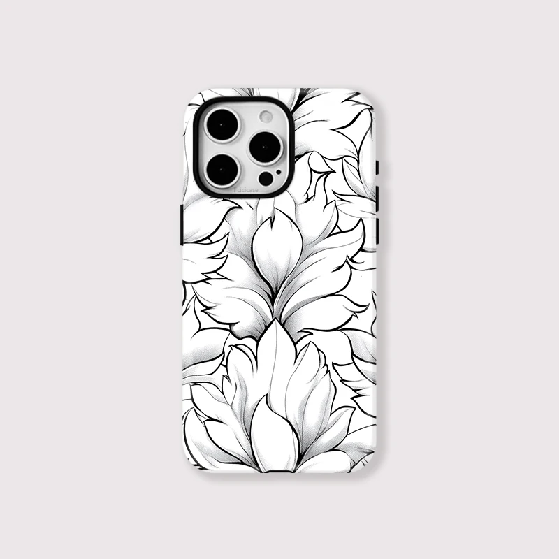 Flower Double Layer MagSafe Case iPhone 16 Pro Max - View 1