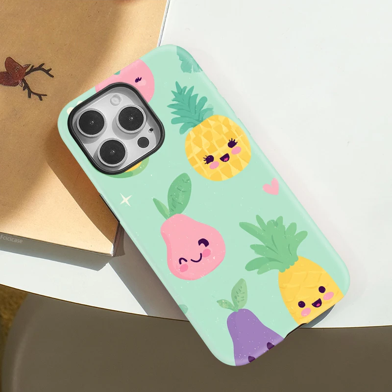 Pineapple Pear Magnetic Case iPhone 16 - View 3