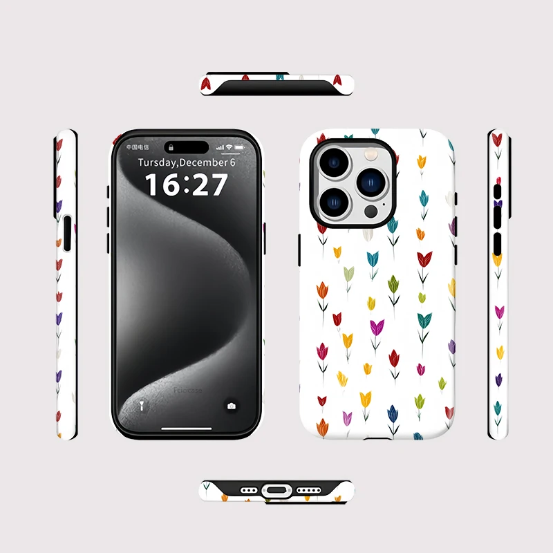 Magnetic Flower Wireless Case iPhone 16 - View 2