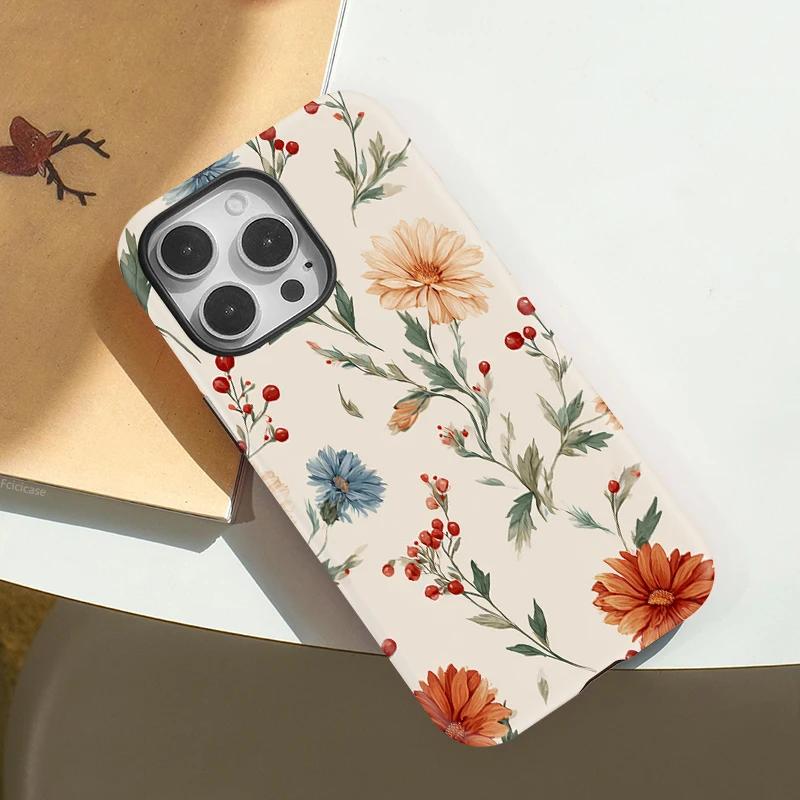 Flower 2-in-1 Magnetic Wireless Case iPhone 15 Plus - View 3