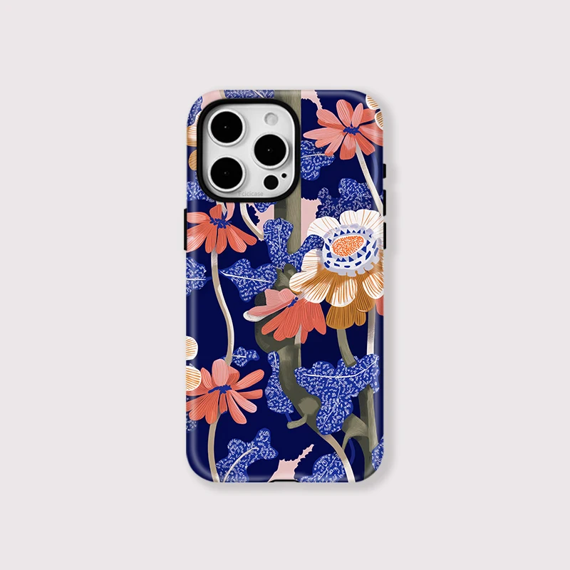 Flower Two-in-One Case iPhone 16 Pro Max - View 1