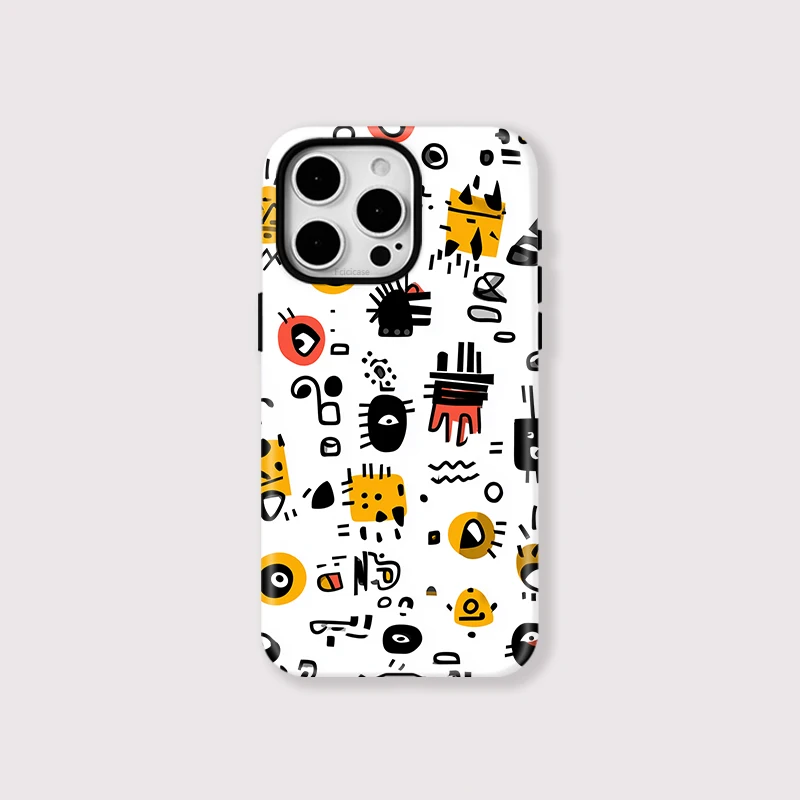 Floral MagSafe Shockproof Acrylic Case iPhone 15 Pro Max - View 1