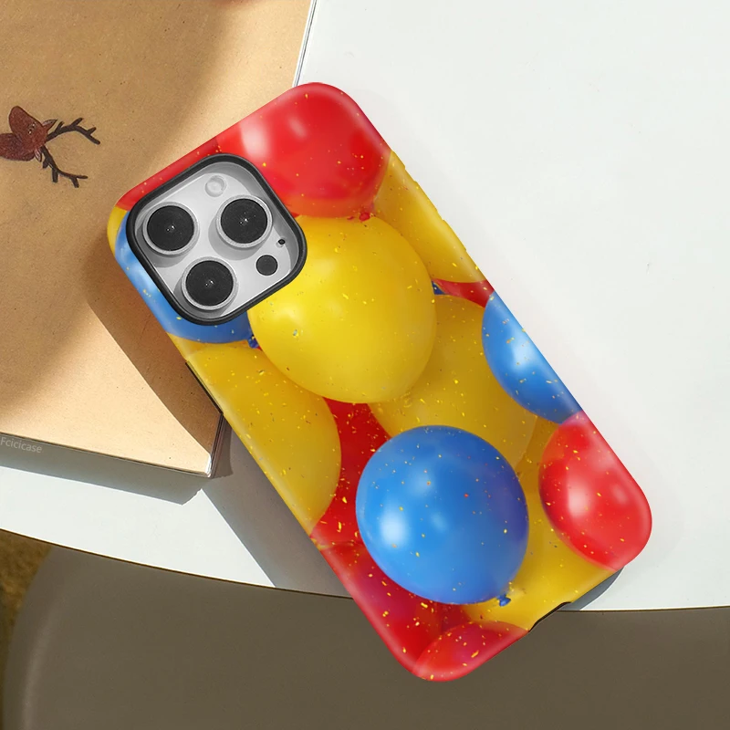 2-in-1 Matte Balloon Double-Layer Case iPhone 16 Pro Max - View 4