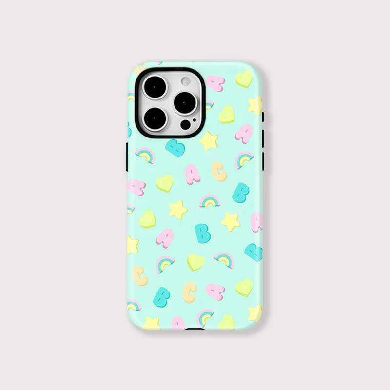 Love Heart Star Silicone Case iPhone 16 - View 1
