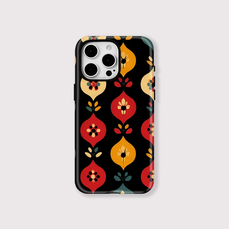 MagSafe Wireless Charge Magnetic Vintage Flower Case - iPhone 16 Pro Max - View 1