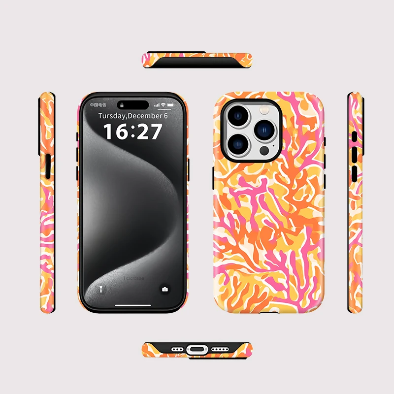 Acrylic Painting Shockproof Case iPhone 16 Pro - View 2