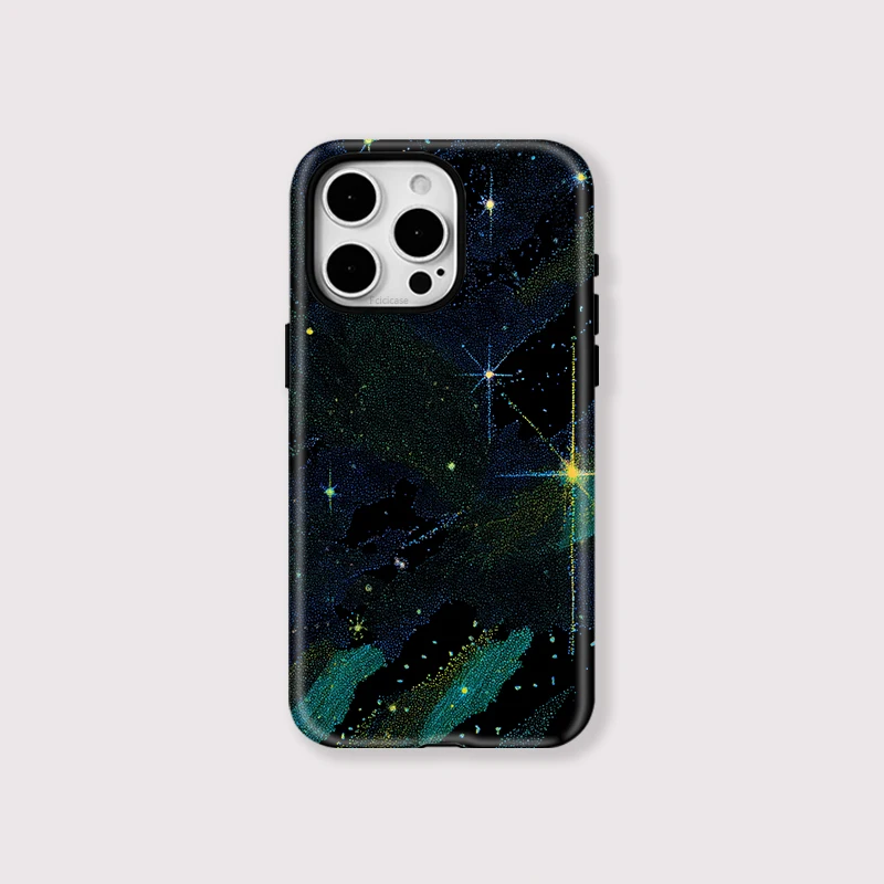 Sky Starry Magnetic Acrylic Case iPhone 16 - View 1