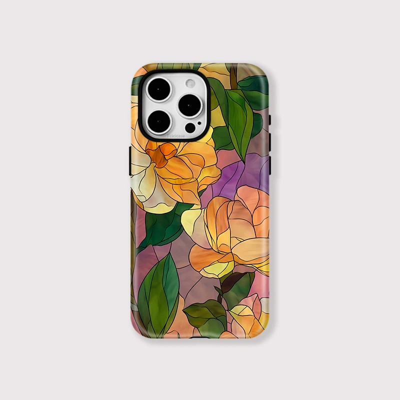 Flowers Shockproof MagSafe Case iPhone 16 Pro Max - View 1