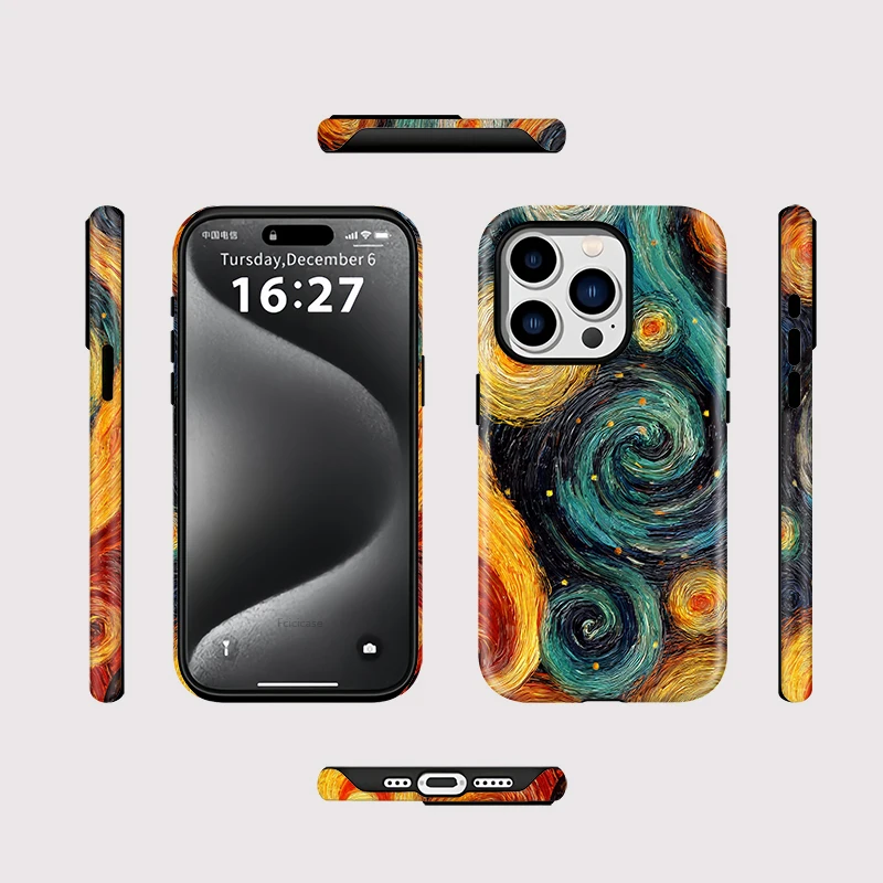 Starry Sky Matte Magnetic Case iPhone 15 Plus - View 2