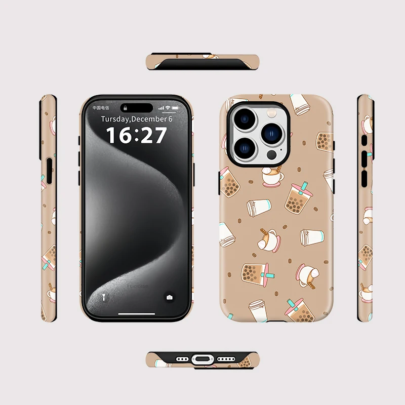 Coffee 2-in-1 Bumper Case iPhone 16 - View 2