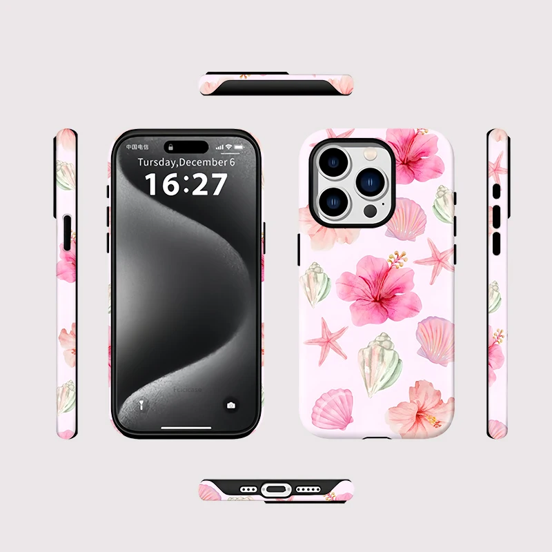 Flower Starfish Acrylic Case iPhone 16 - View 2