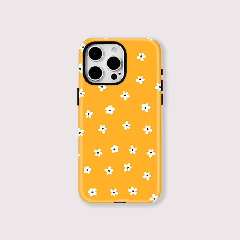 Flower Silicone Acrylic Case iPhone 16 - View 1