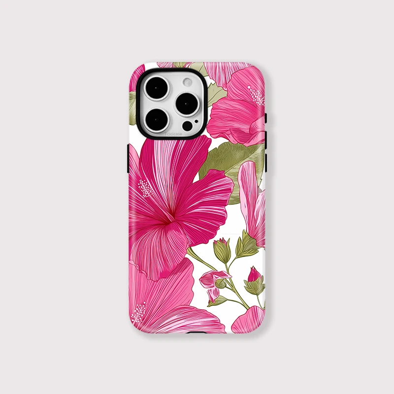 Luxury Flower Shockproof Case iPhone 16 Pro Max - View 1
