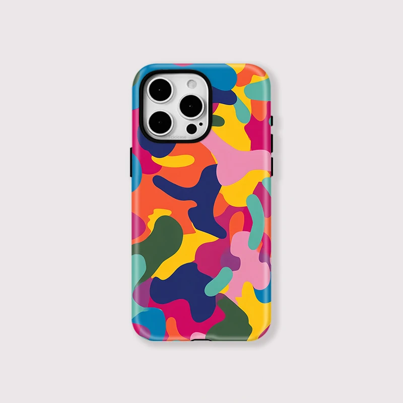 Colorful Pattern MagSafe PC Case iPhone 16 Pro Max - View 1
