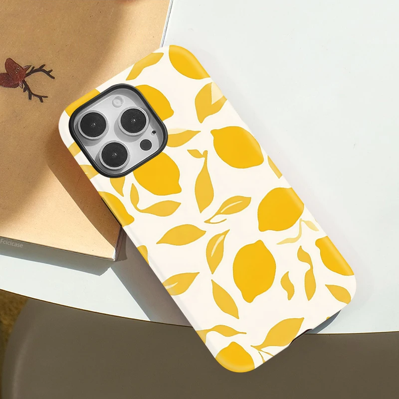Lemon Shockproof Double-Layer Case iPhone 16 - View 3