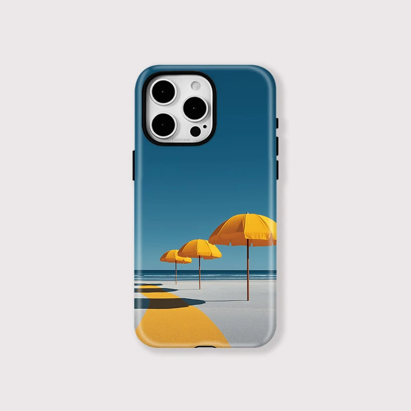 Summer Beach Hard Cover Case iPhone 15 Pro Max - View 1