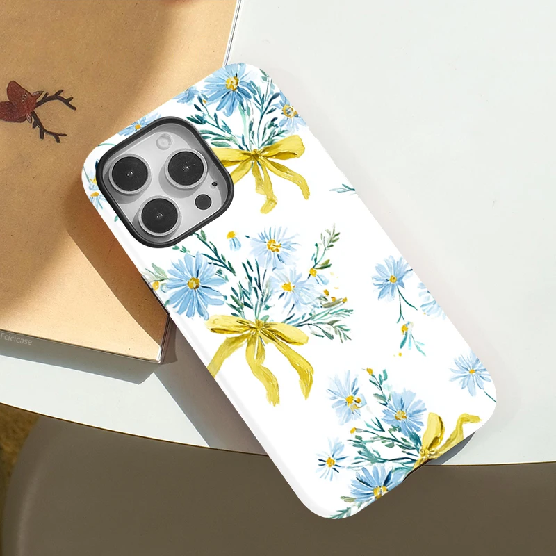 Fashion Flower 2-in-1 Case iPhone 15 Pro Max - View 3