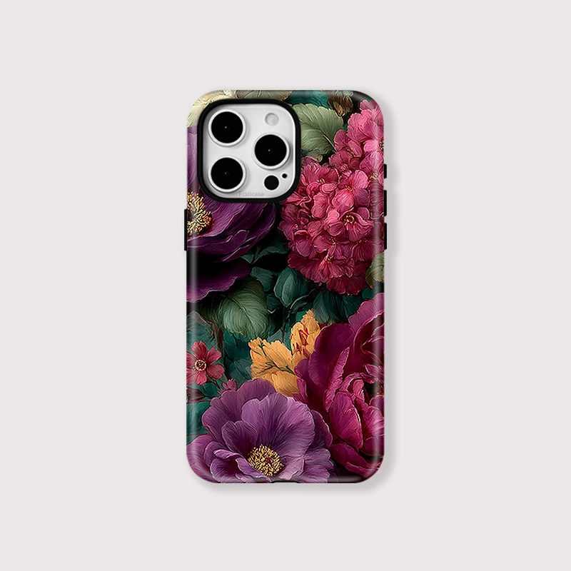 Silicone Flower Wireless Case iPhone 15 Pro Max - View 1