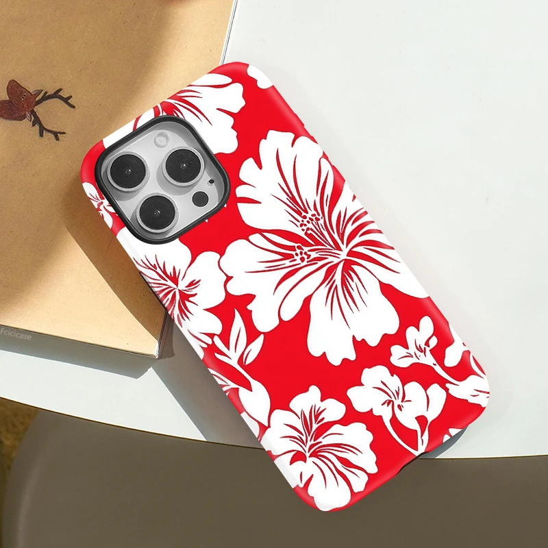 Fashion Flower Double-Layer Case iPhone 16 - View 3
