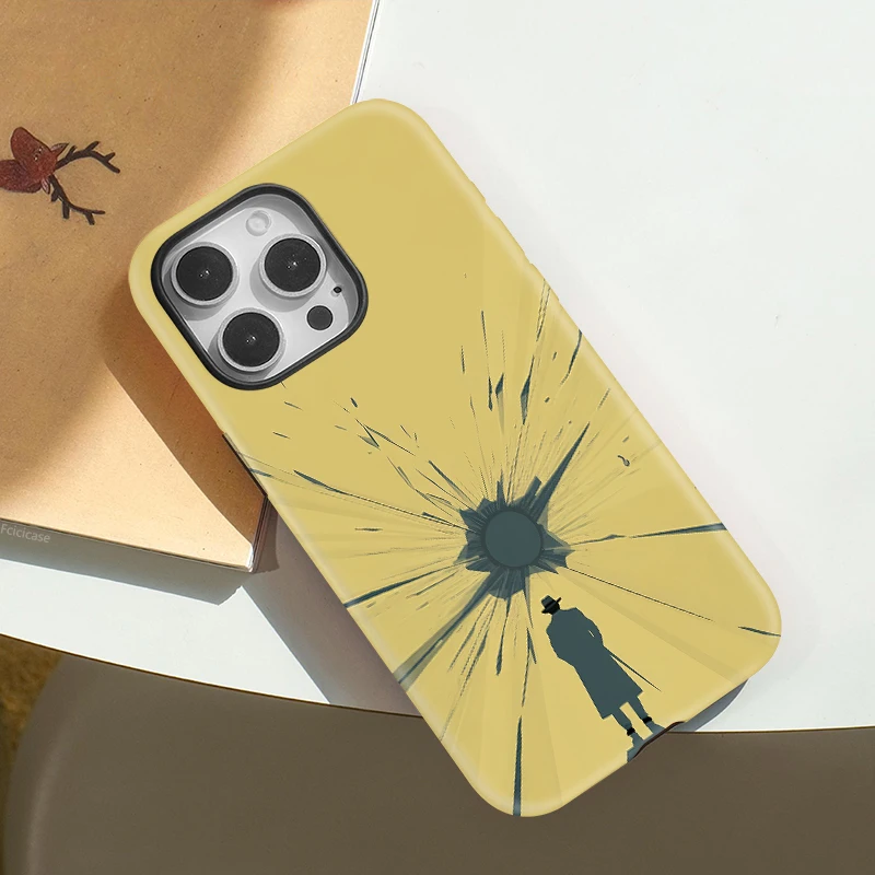 Luxury Painting Wireless Case iPhone 16 Plus - View 3