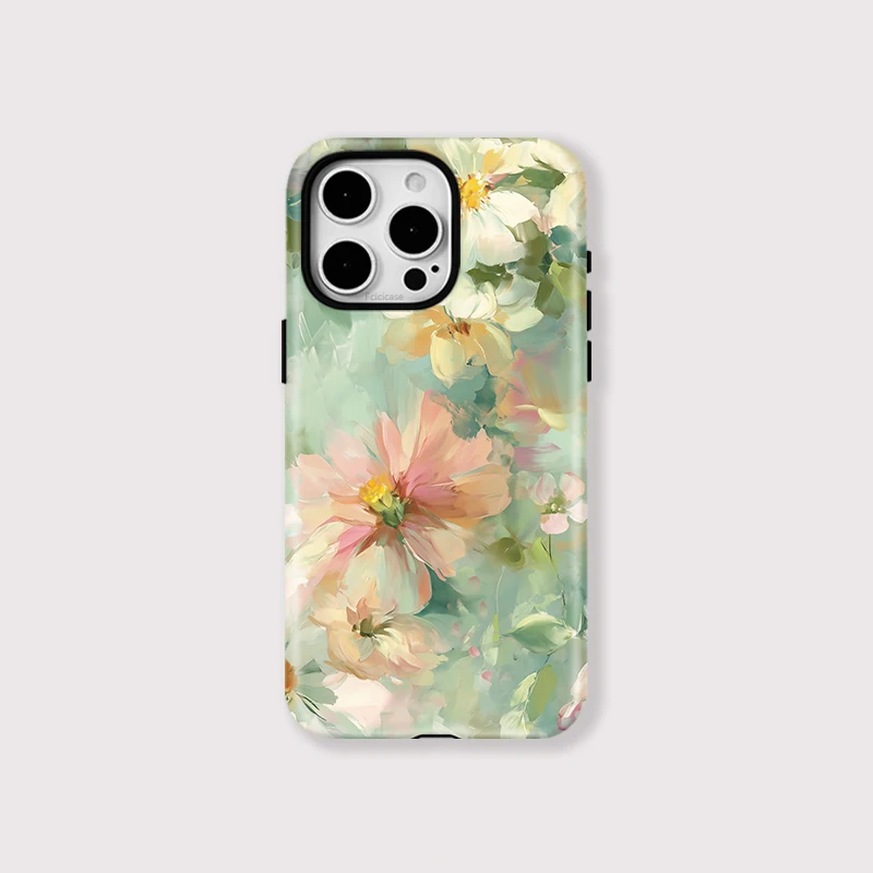 Fashion Flower Soft Protector Case iPhone 16 Pro Max - View 1