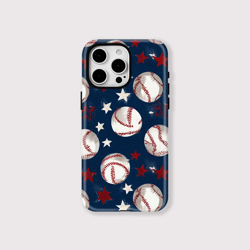 Ball Stars Matte Bumper Case iPhone 15 Pro Max - View 1