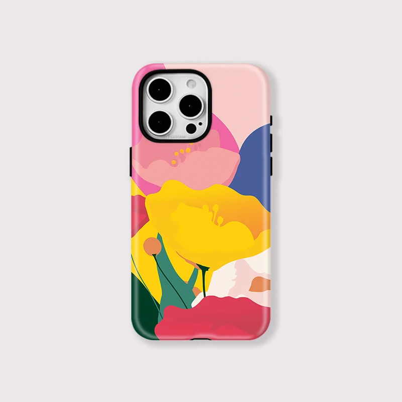 Luxury Flower Double-Layer Case iPhone 16 Pro Max - View 1