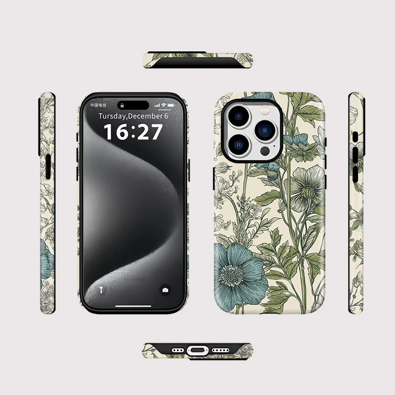 Acrylic Flower PC Case iPhone 16 Pro Max - View 2