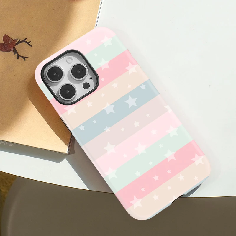 Stars Colorful Magnetic Case iPhone 16 - View 3