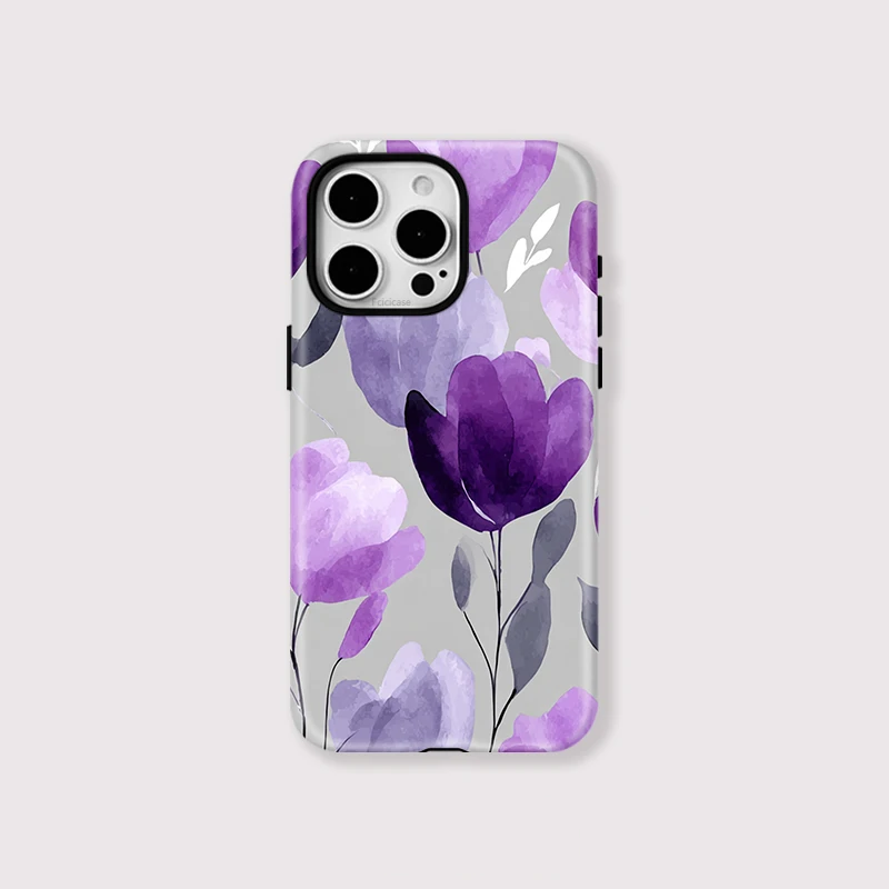 Purple Flower Wireless Case iPhone 16 Pro Max - View 1