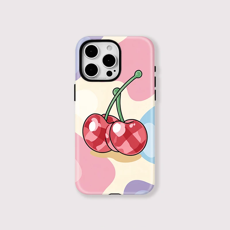 Fashion Cherry Magnetic Soft Case iPhone 16 - View 1
