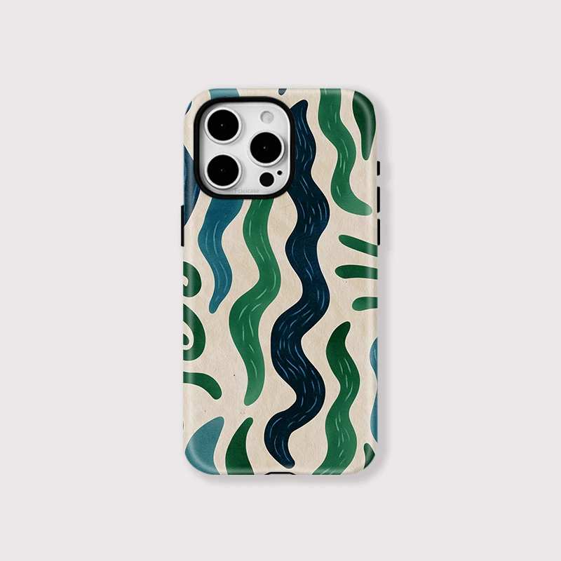 Fashion Stripe Print MagSafe Case iPhone 15 Pro Max - View 1