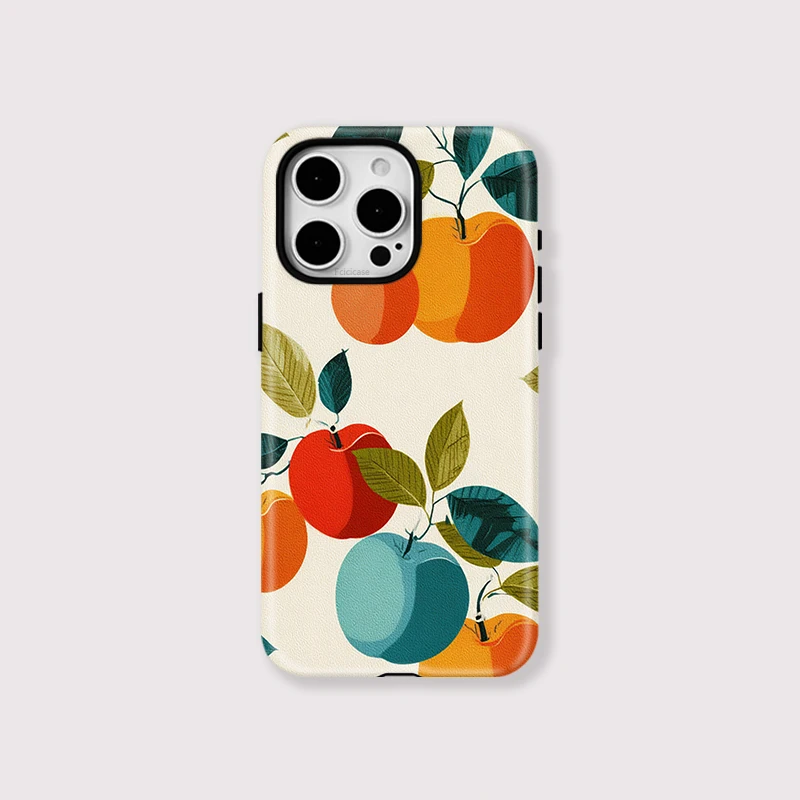 Apples Print Matte Acrylic Case iPhone 16 - View 1