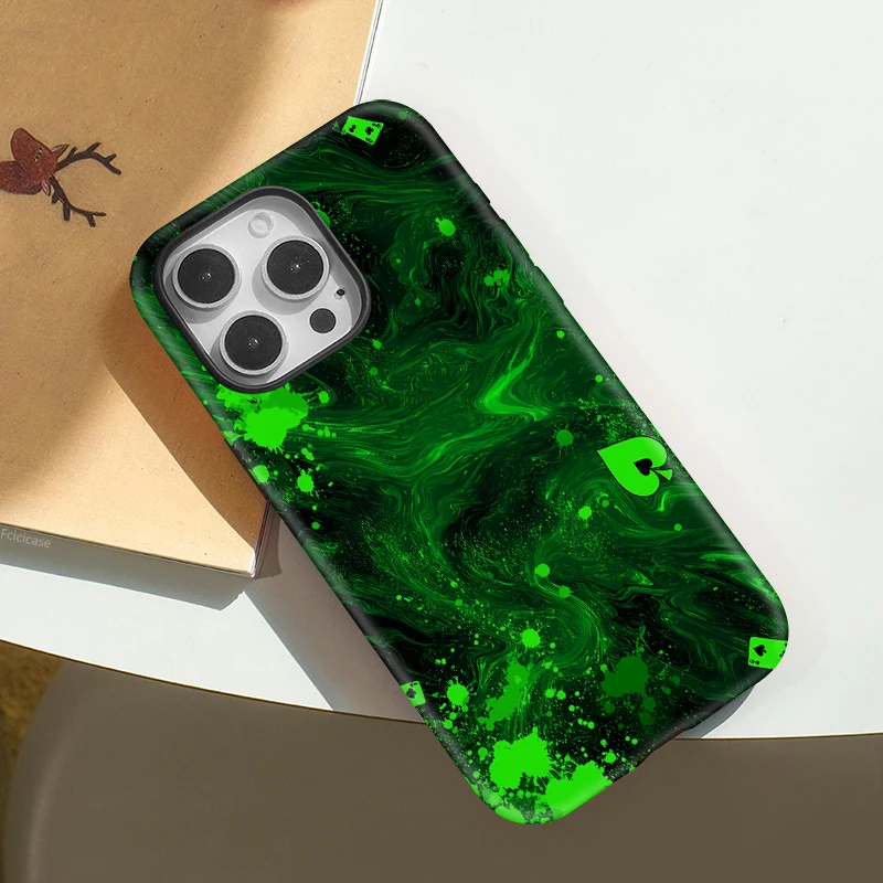 Anti-slip Painting PC Case iPhone 15 - View 3