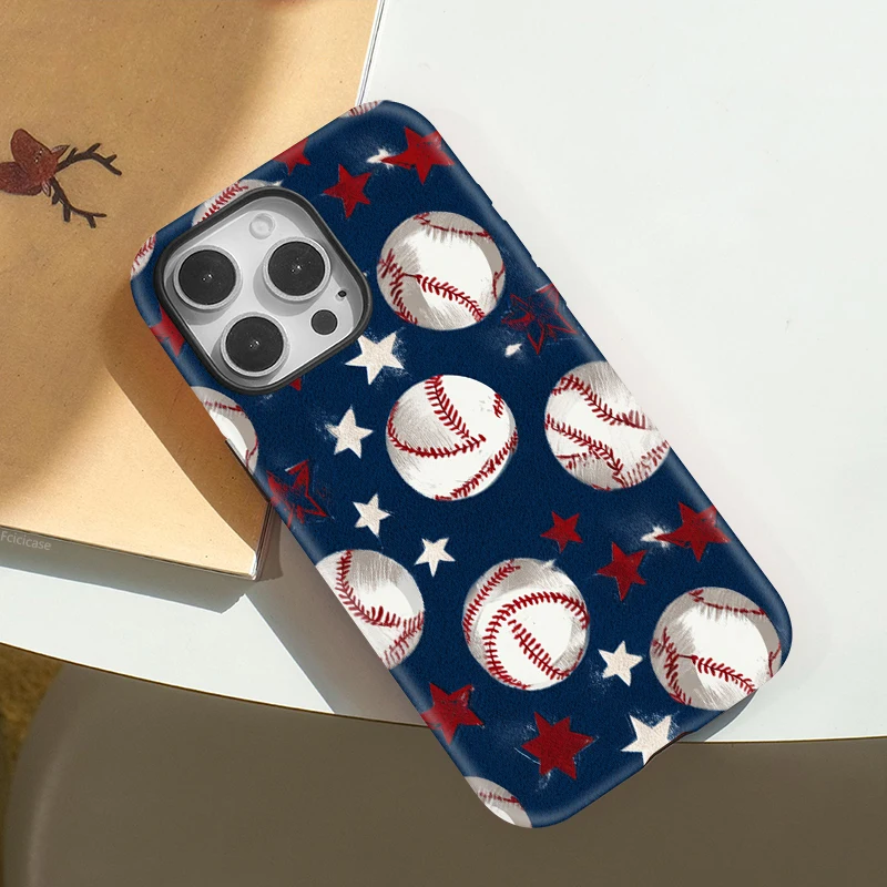 Ball Stars Matte Bumper Case iPhone 15 Pro Max - View 3