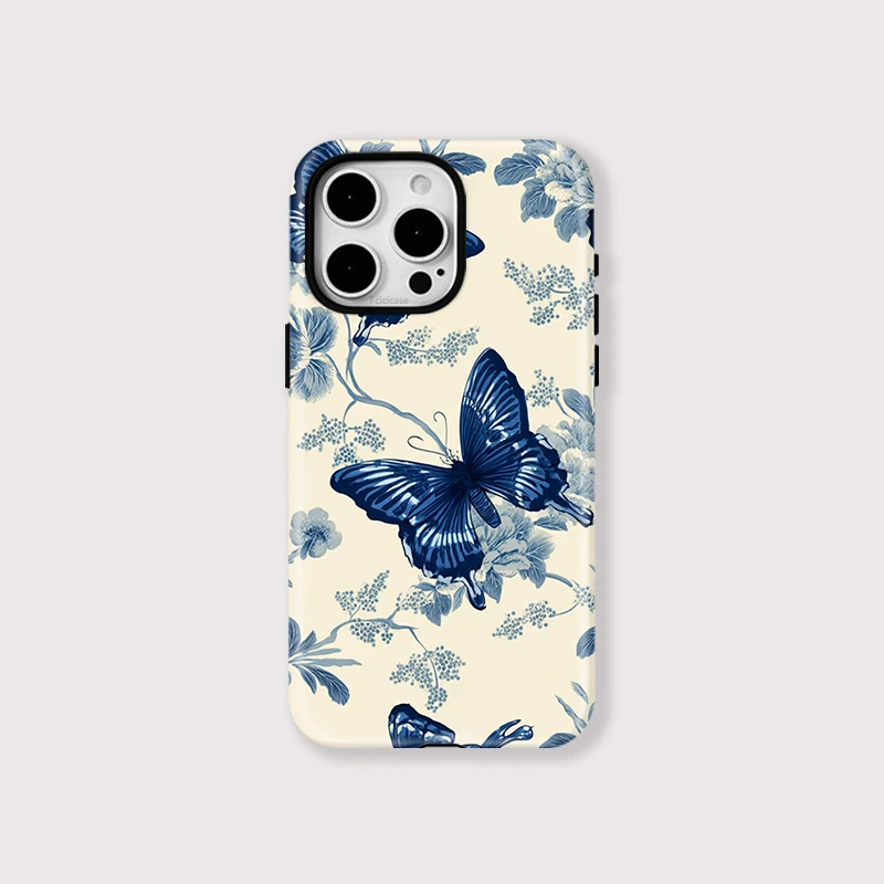 Fashion Butterfly Pattern Case iPhone 15 Pro Max - View 1