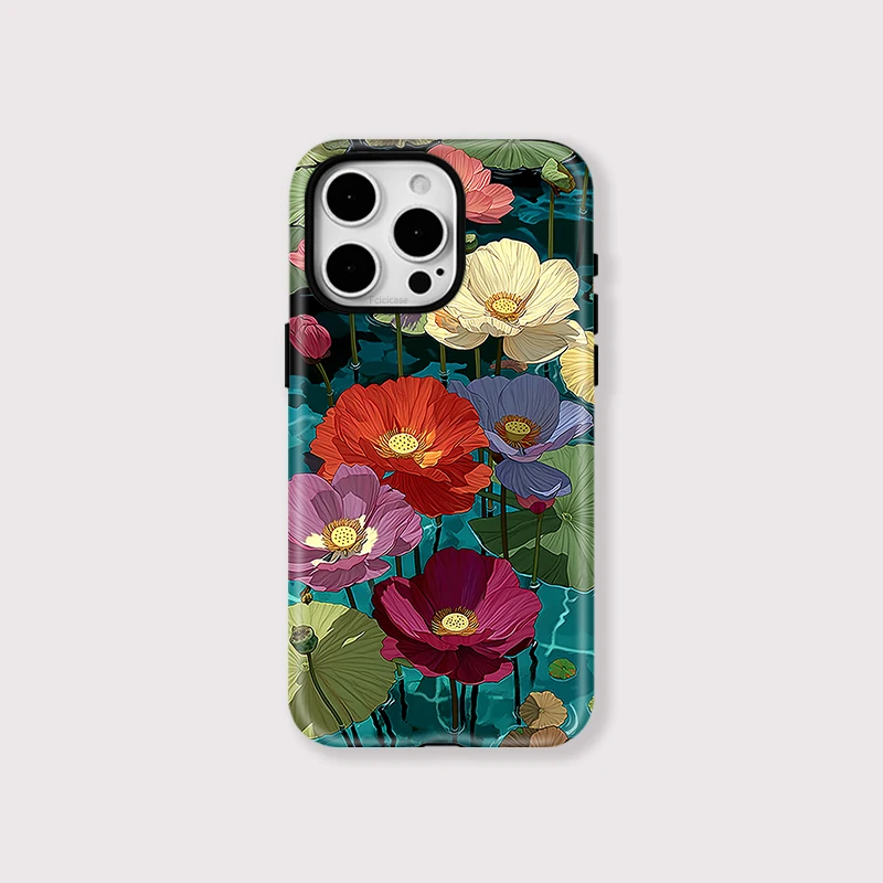 Colorful Flower Soft TPU Case iPhone 16 - View 1