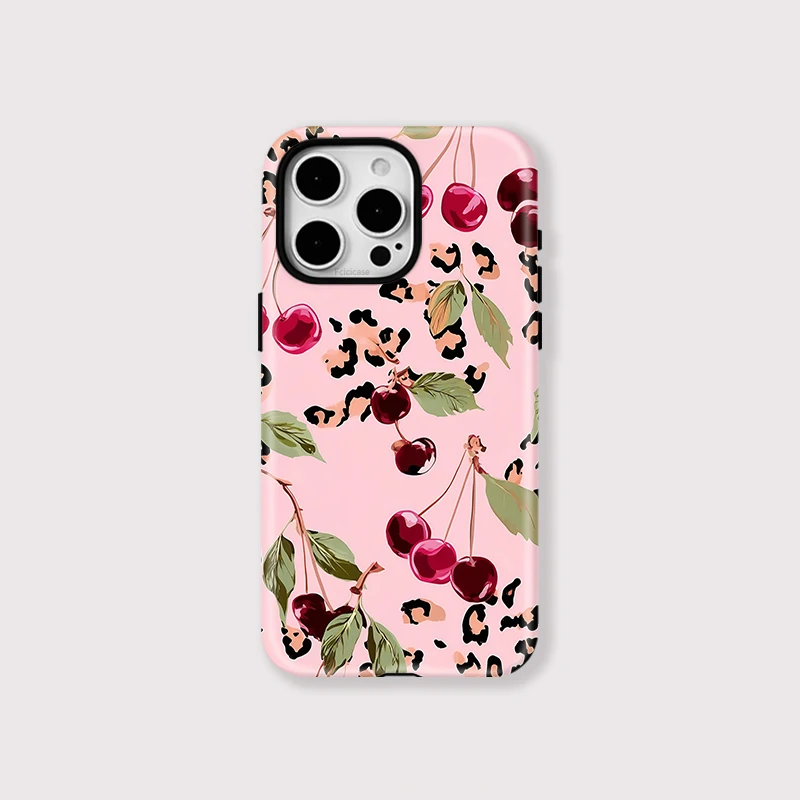 Fashion Cherry Pattern Magnetic Case iPhone 16 Pro Max - View 1