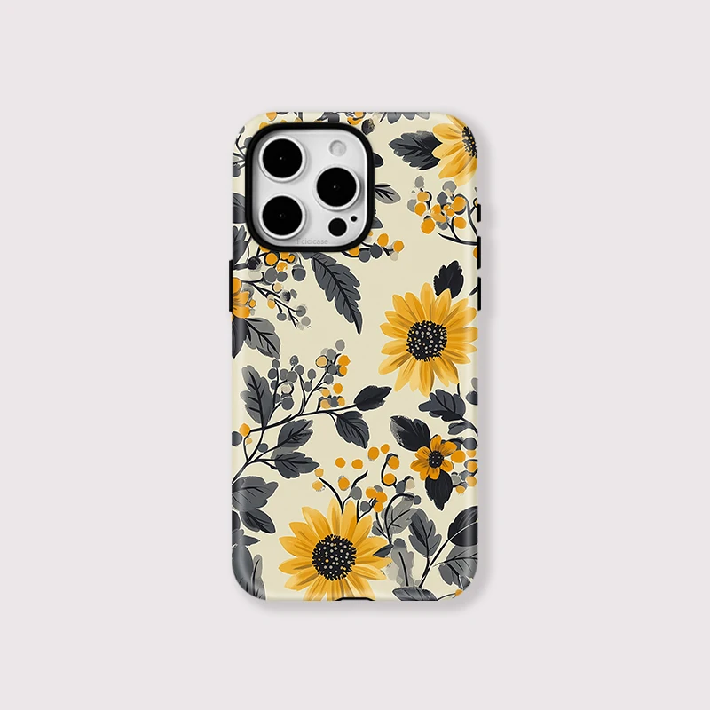 Flower 2-in-1 Double-layer Case iPhone 16 Pro Max