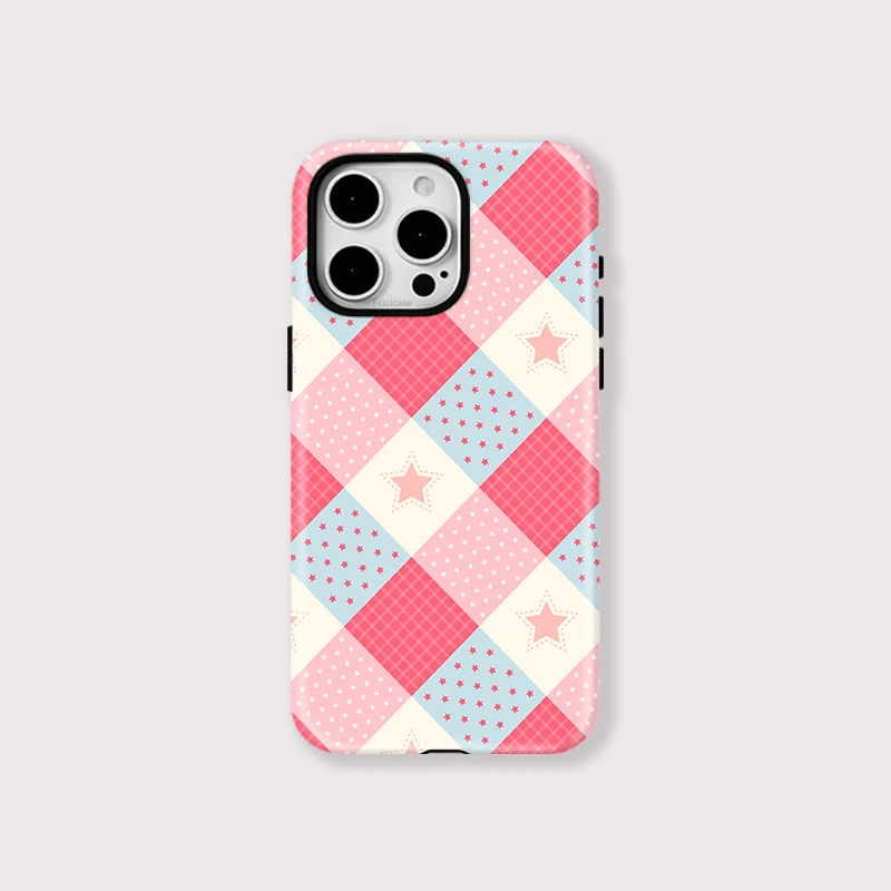 Acrylic Star Grid Case iPhone 16 - View 1